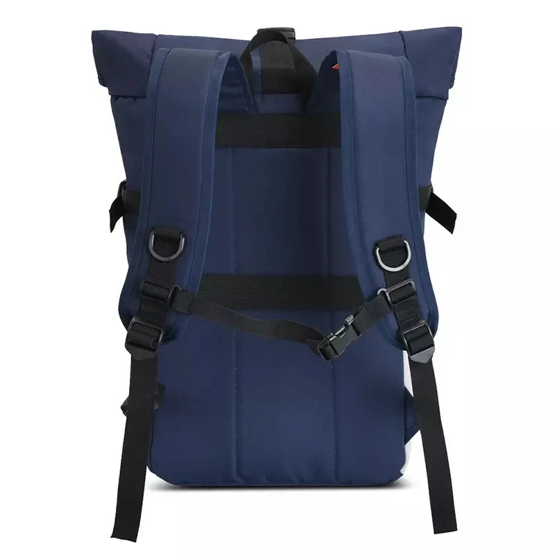 Moderner Rolltop-Rucksack mit multifunktionalen Außentaschen Skanto