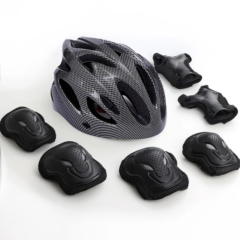 Fahrradhelm- und Schutzausrüstungsset für Kinder Skanto