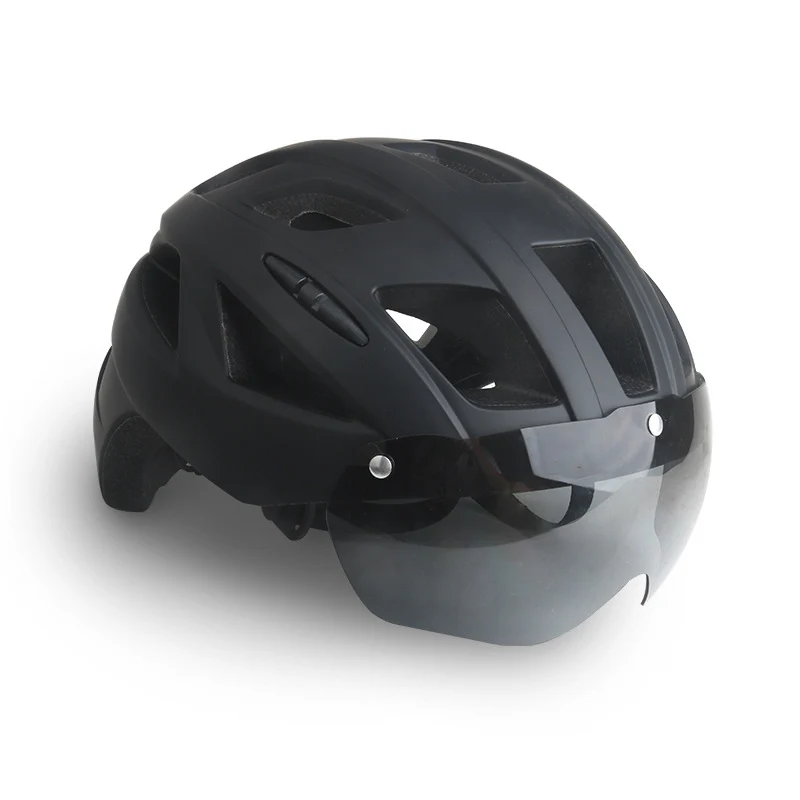 WoAerodynamischer Fahrradhelm mit Visier Skanto