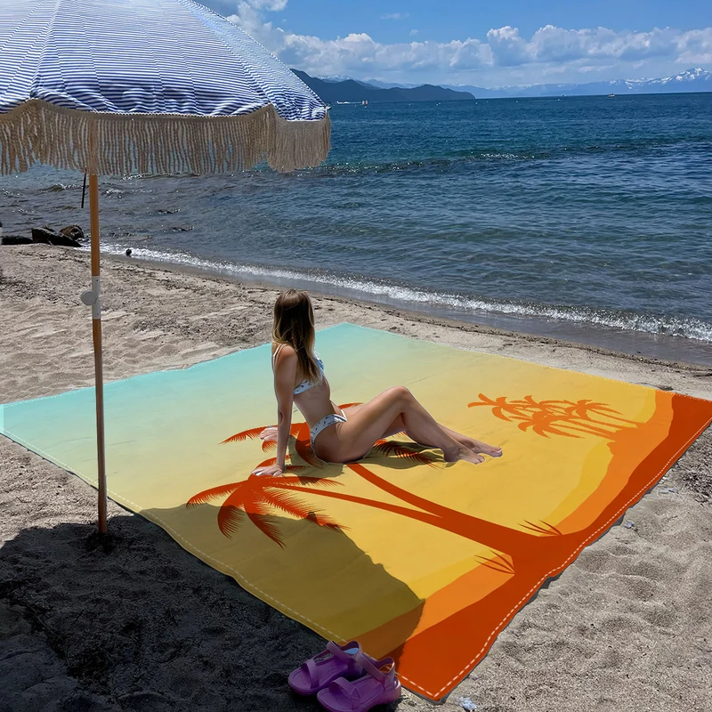 Strandmatte mit Mandala-Design Skanto