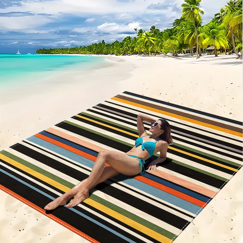 Strandmatte mit Mandala-Design Skanto