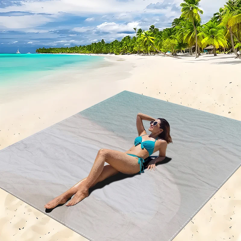 Strandmatte mit Mandala-Design Skanto