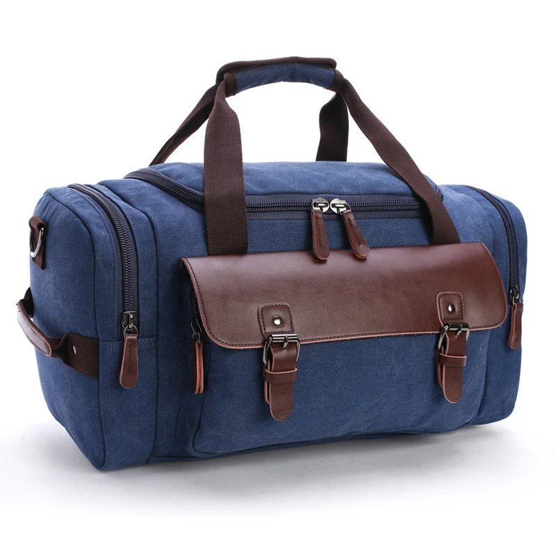 Geräumige Reisetasche mit hochwertigen Lederdetails Skanto
