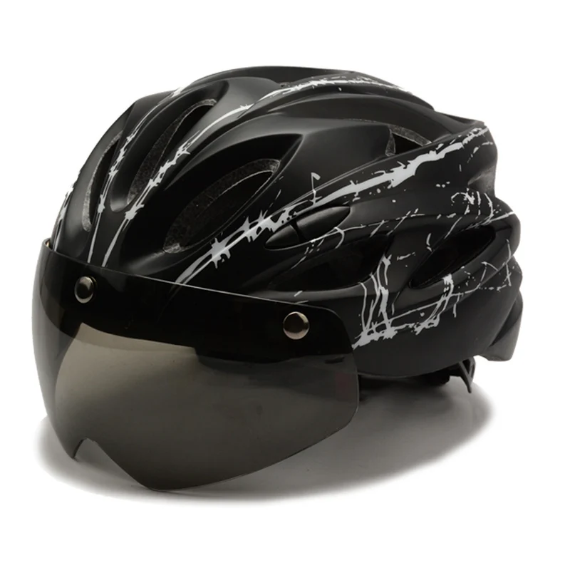 Fahrradhelm mit abnehmbarem Visier Skanto