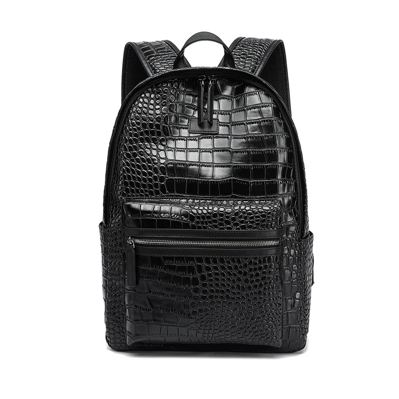 Eleganter Rucksack in Kroko-Optik Skanto