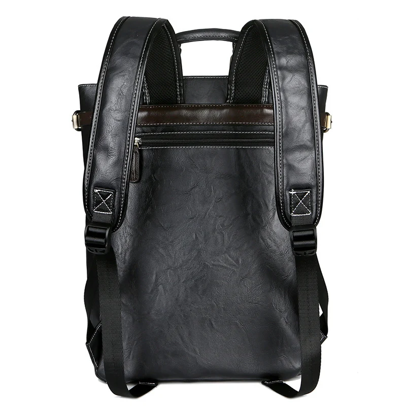 Eleganter Laptop-Rucksack mit hochwertiger Kunstlederbeschichtung Skanto