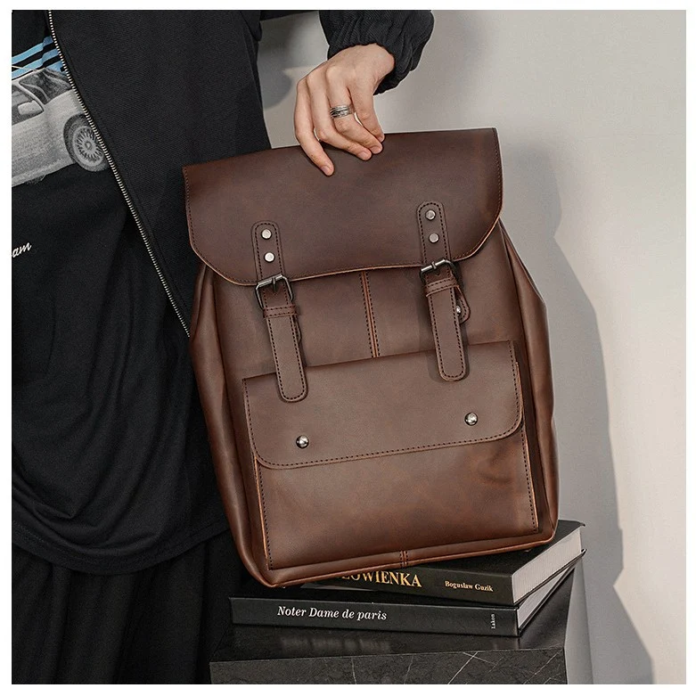 Eleganter Rucksack aus robustem Kunstleder Skanto