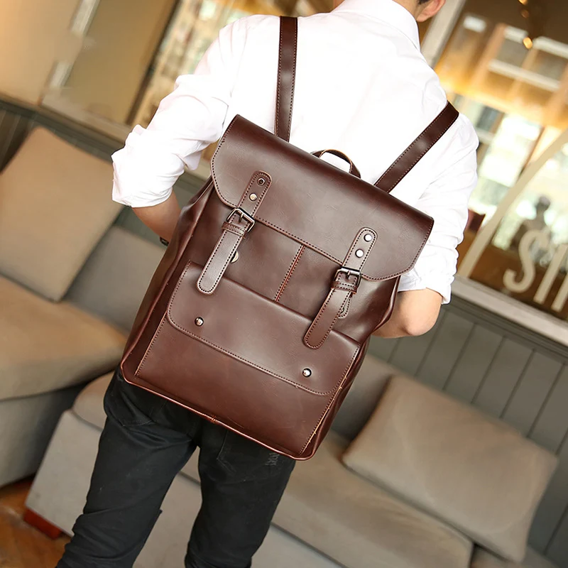 Eleganter Rucksack aus robustem Kunstleder Skanto