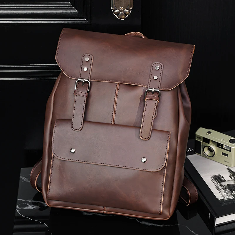 Eleganter Rucksack aus robustem Kunstleder Skanto
