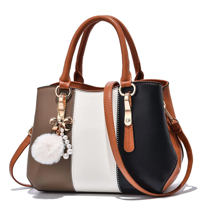Elegante mehrfarbige Handtasche Skanto