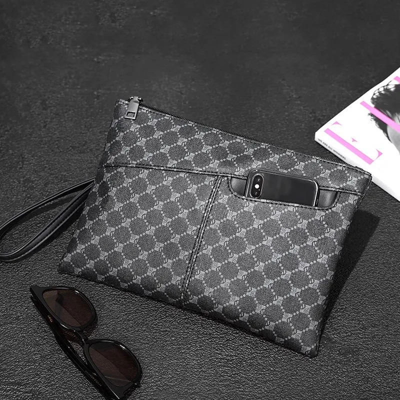 Elegante Leder-Clutch Skanto