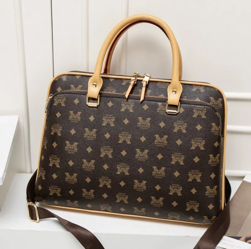 Elegante Laptoptasche im luxuriösen Krokodil-Look Skanto