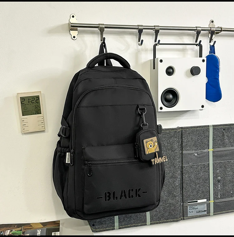 Lässiger Reise-Schulrucksack mit mehreren Fächern
