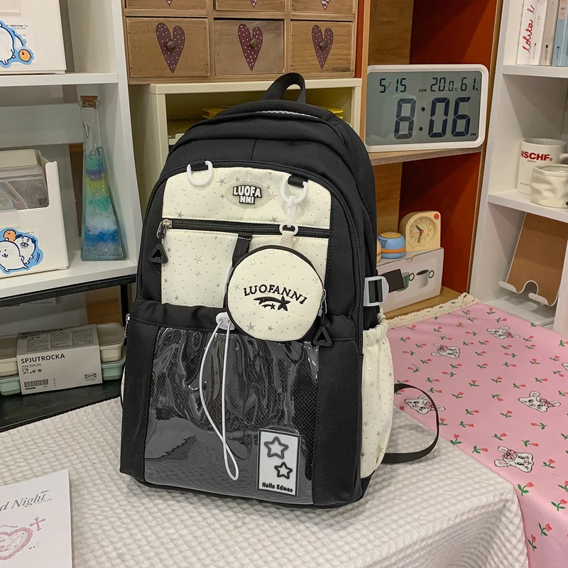 Multifunktionaler Schulrucksack mit vielen Fächern