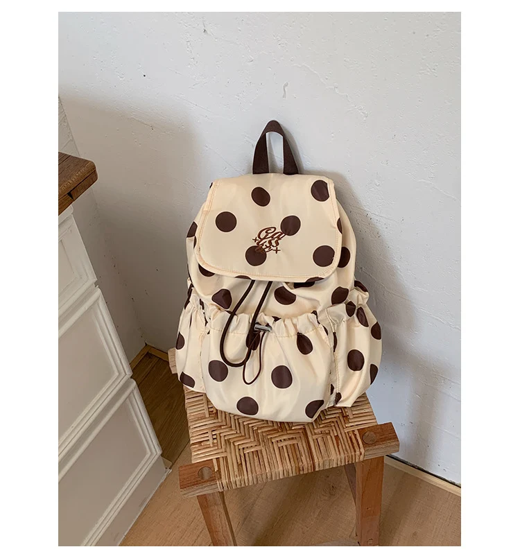 Lustiger Mini-Rucksack mit Polka Dots