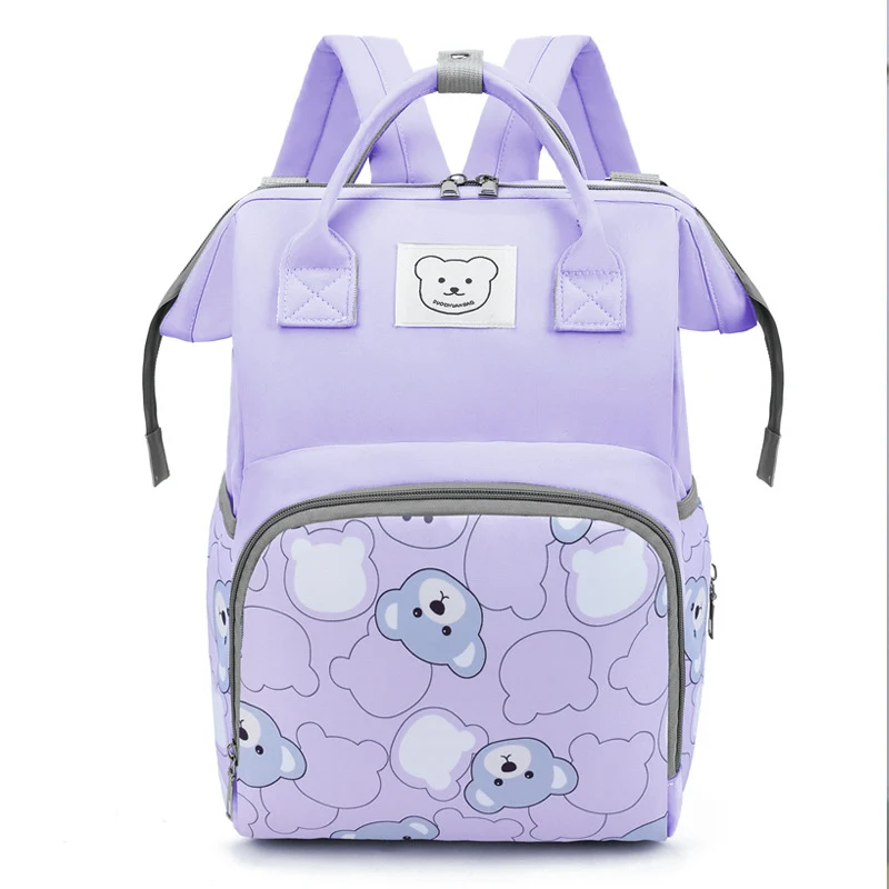 Niedlicher Schulrucksack mit Tiermotiv und mehreren Fächern