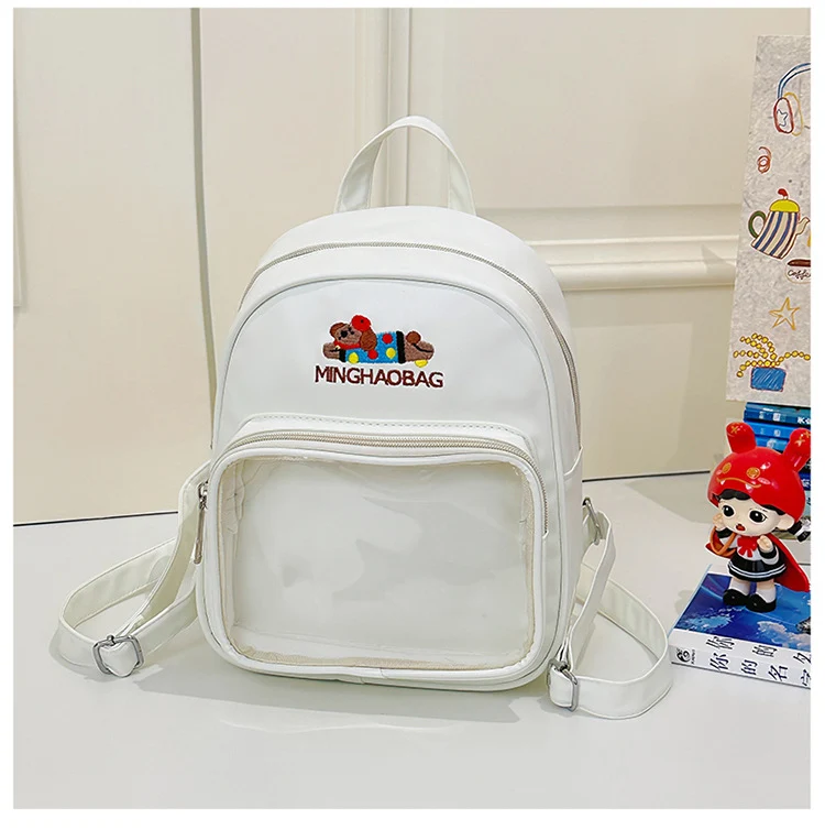 Niedlicher Plüsch-Mini-Schulrucksack mit Charakter-Motiv