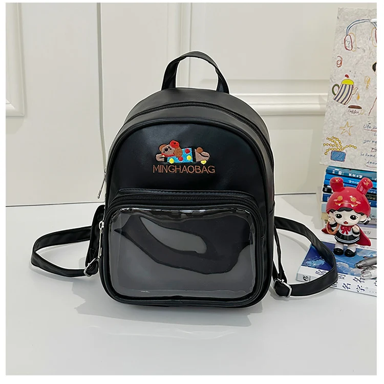 Niedlicher Plüsch-Mini-Schulrucksack mit Charakter-Motiv