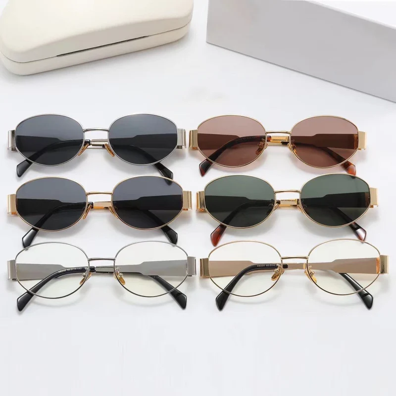 Exklusive ovale Designer-Sonnenbrille für Damen Skanto