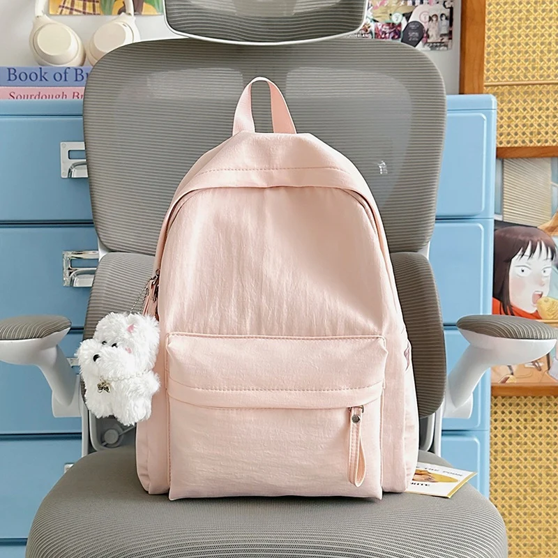 Niedlicher Plüschtier-Schulrucksack mit Schlüsselanhänger