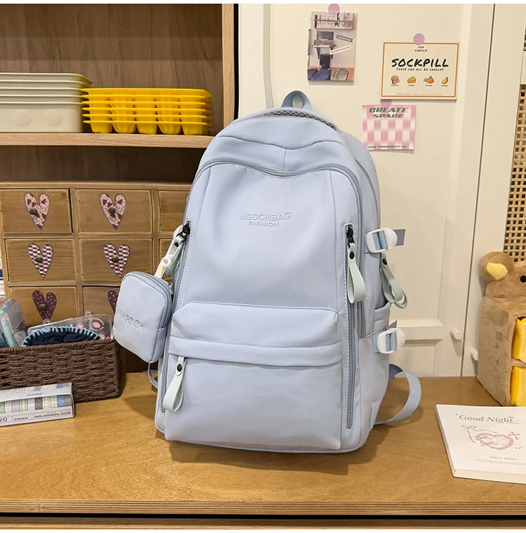 Ergonomischer Schulrucksack mit vielen Taschen