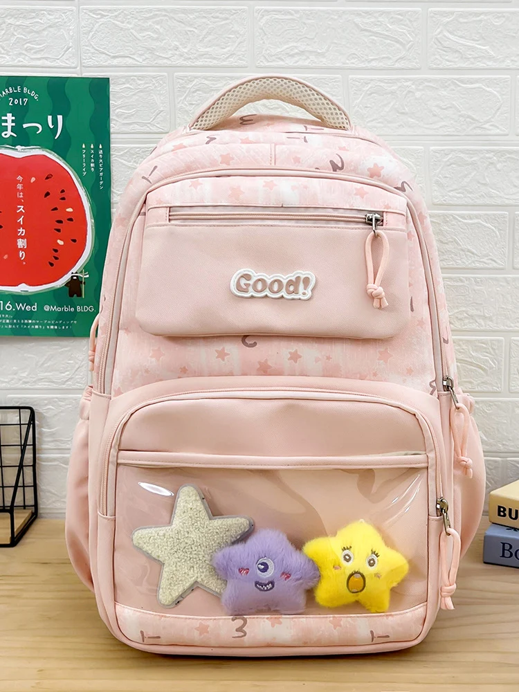 Niedlicher Charakter Design Plüsch-Schulrucksack