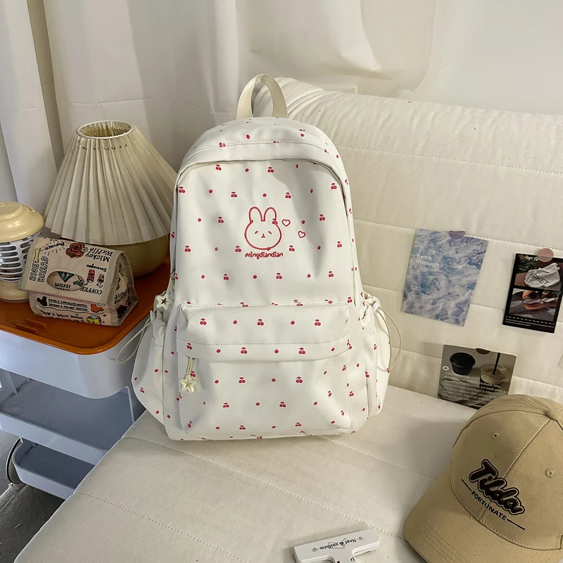 Niedlicher Schulrucksack im Charakter-Design