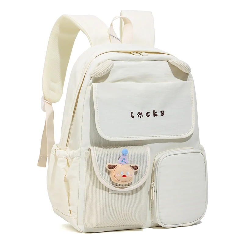 Niedlicher Plüsch-Schulrucksack mit Charakter-Design