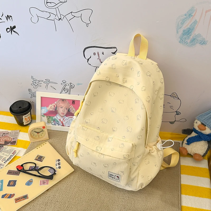 Niedliche lässige Schultasche mit Muster