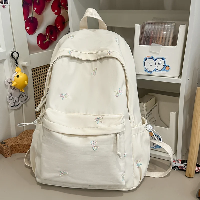Bestickter lässiger Schulrucksack