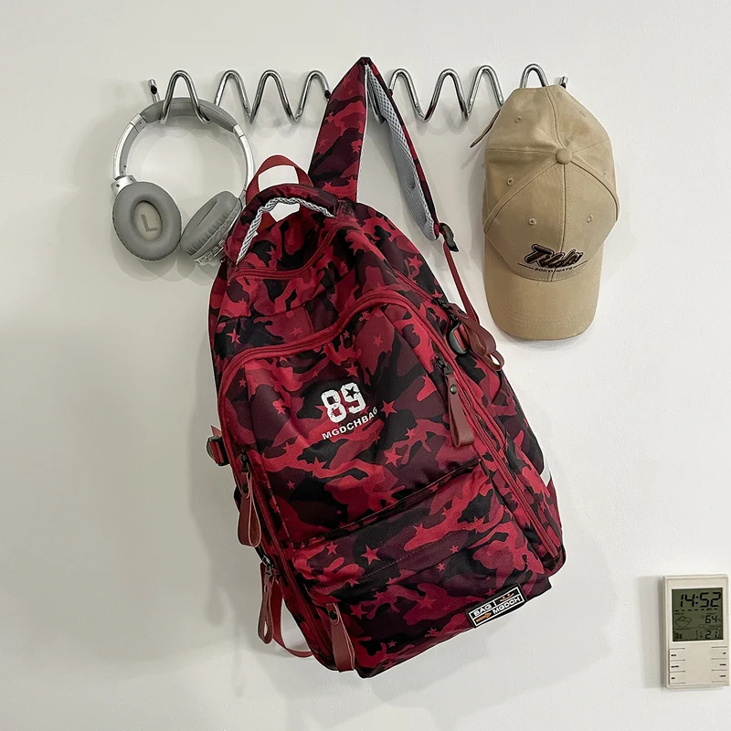 Multifunktionaler Urbaner Camouflage-Schulrucksack