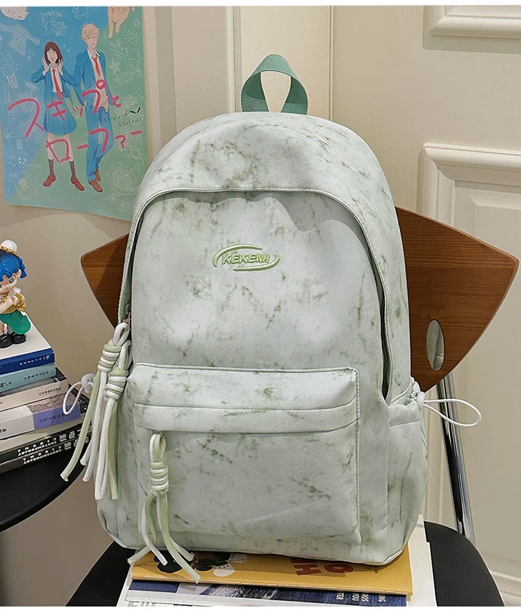 Lässiger Marmor-Schulrucksack