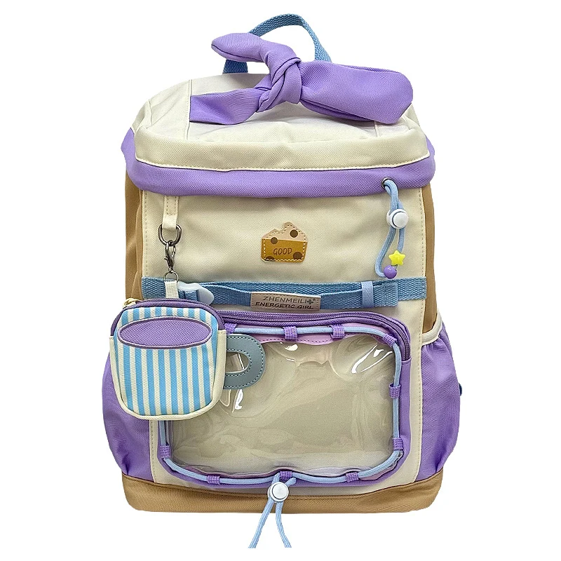 Lustiger Schulrucksack im Retro-Stil