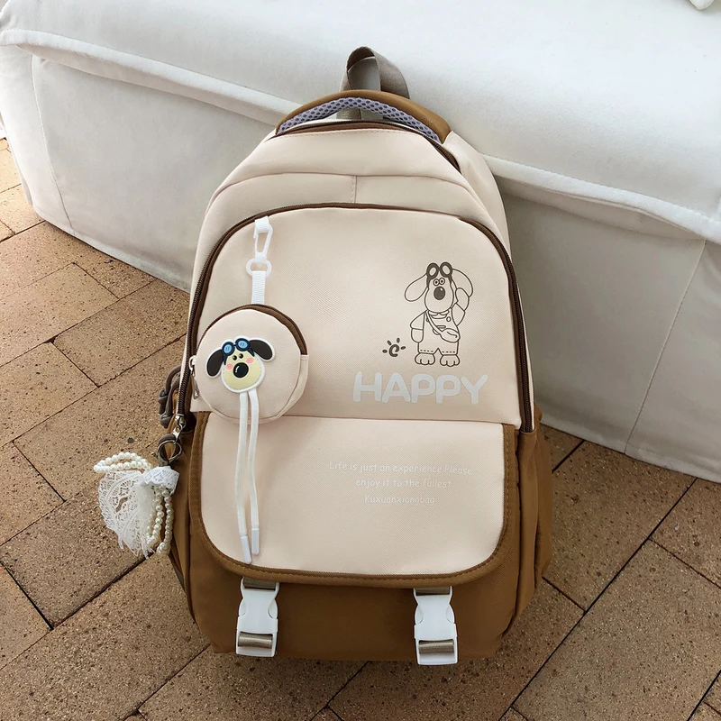 Niedlicher lässiger Schulrucksack mit Hunde-Motiv