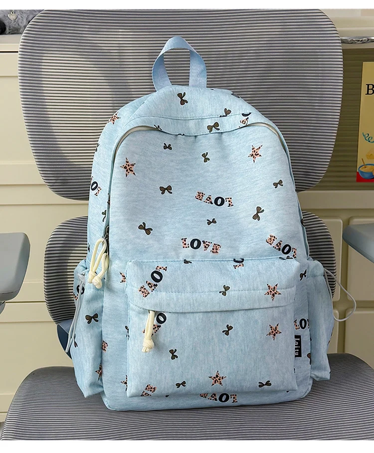 Cooler Schulrucksack mit Grafikdruck