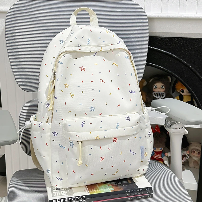 Lustige gemusterte Schultasche