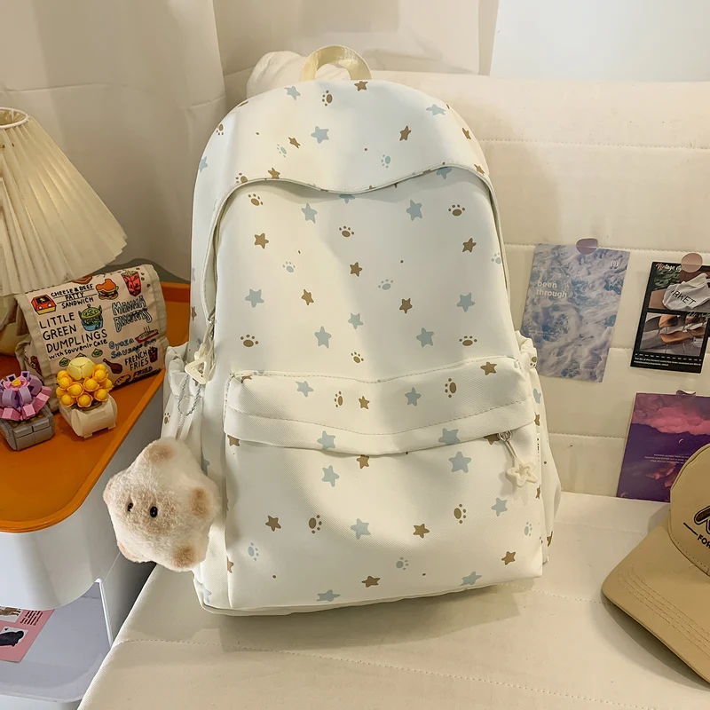 Niedlicher Schulrucksack mit Sternen-Dekor