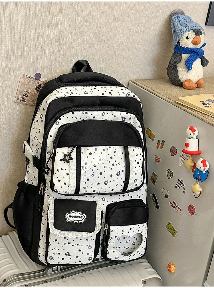 Niedlicher Plüsch-Schulrucksack im Charakter-Design