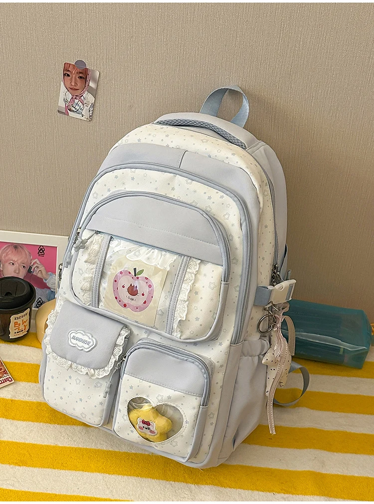 Niedlicher Plüsch-Schulrucksack im Charakter-Design