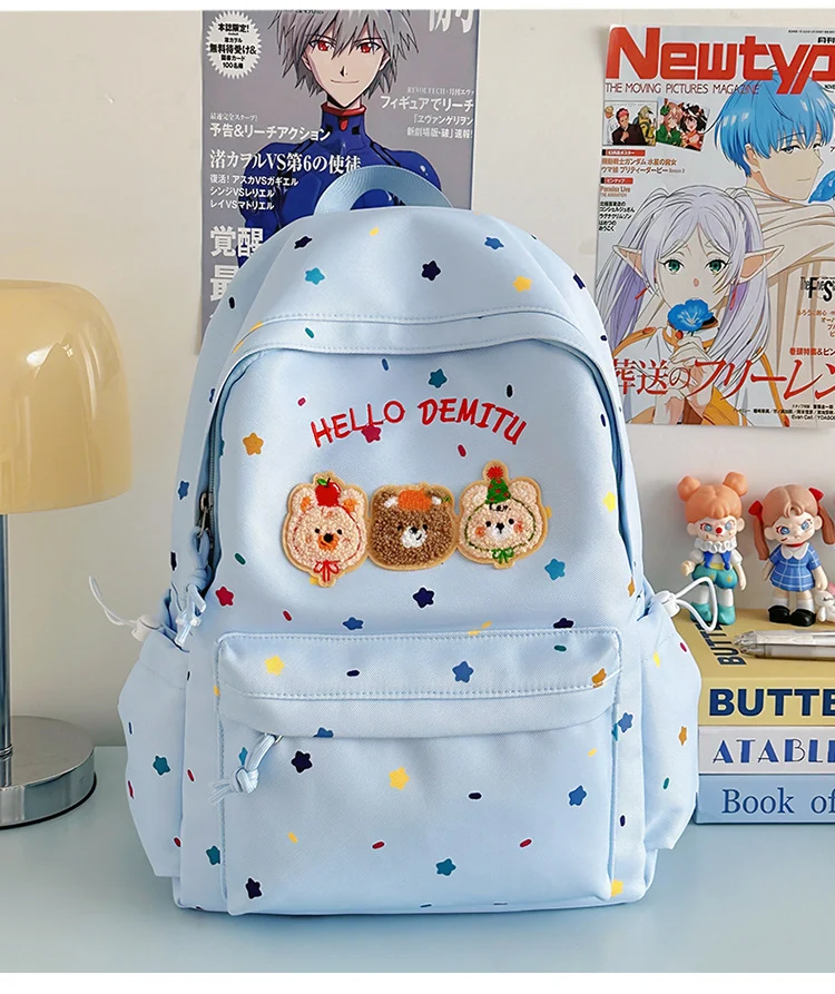 Verspielter Schulrucksack für Kinder im Cartoon-Stil