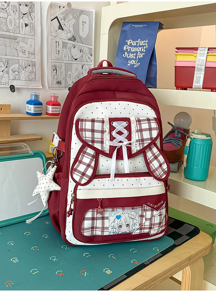 Stylischer Schulrucksack mit Grafikdesign