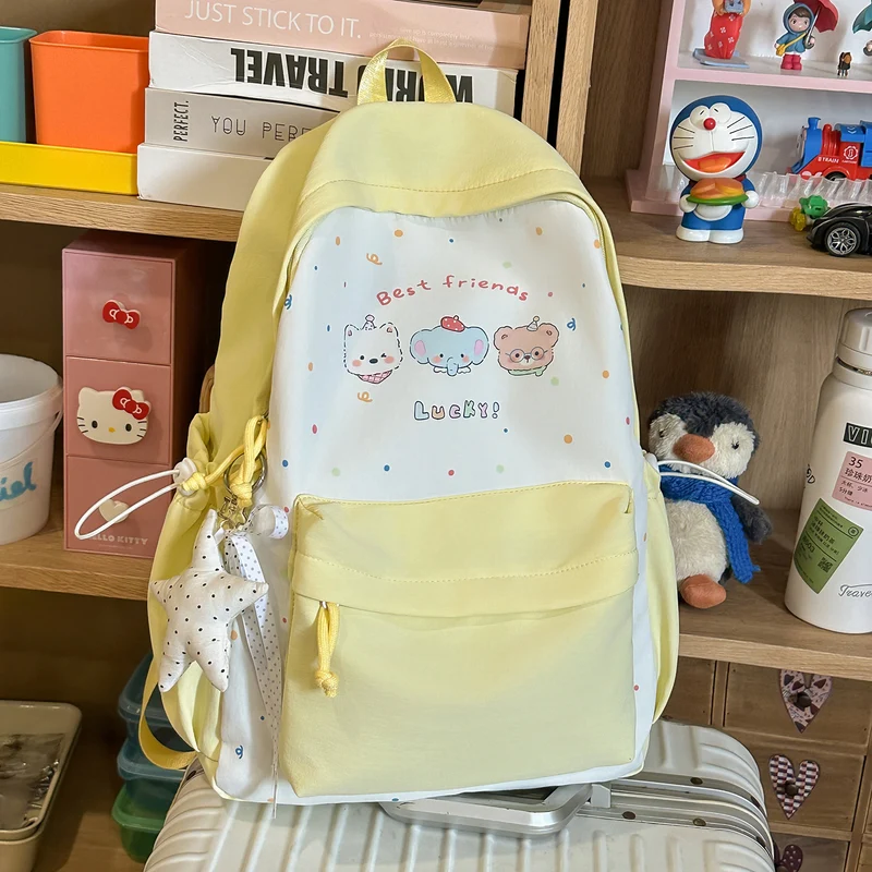 Niedliche Schultasche für Kinder mit Cartoon-Charakteren