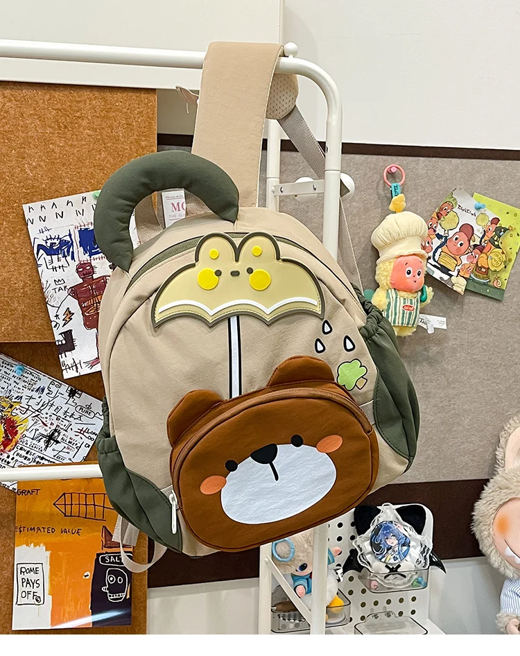 Kinderfreundlicher Mini-Schulrucksack mit Tiermotiv