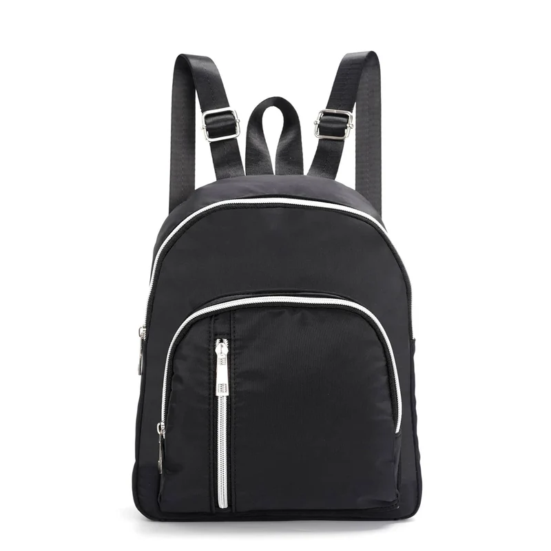 Rucksack mit auffälligem Totenkopf- und Rosenmotiv Skanto