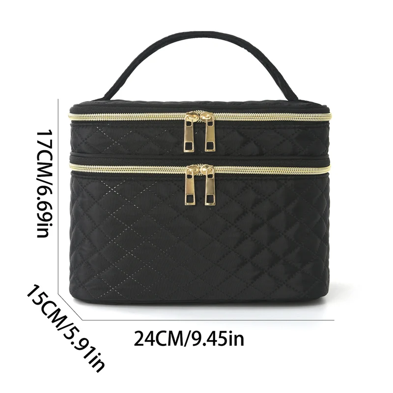 Kosmetik-Organizer-Tasche mit doppeltem Fächersystem Skanto