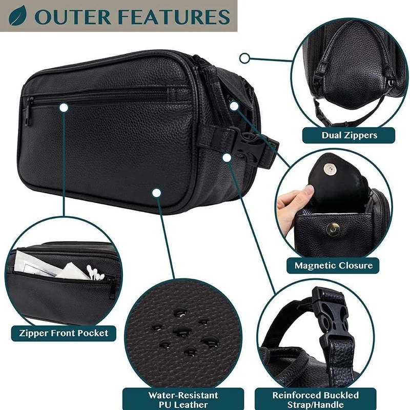 Kulturtasche mit mehreren Fächern Skanto