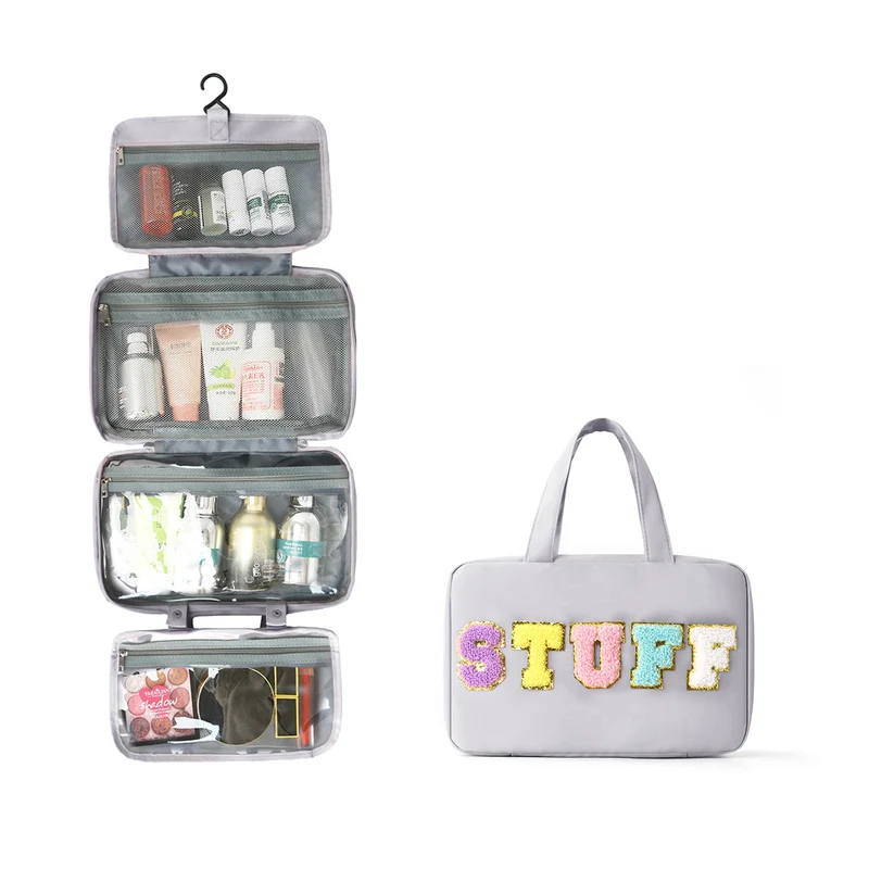 Multifunktionale Kosmetik-Organizer-Tasche mit Hängefunktion Skanto