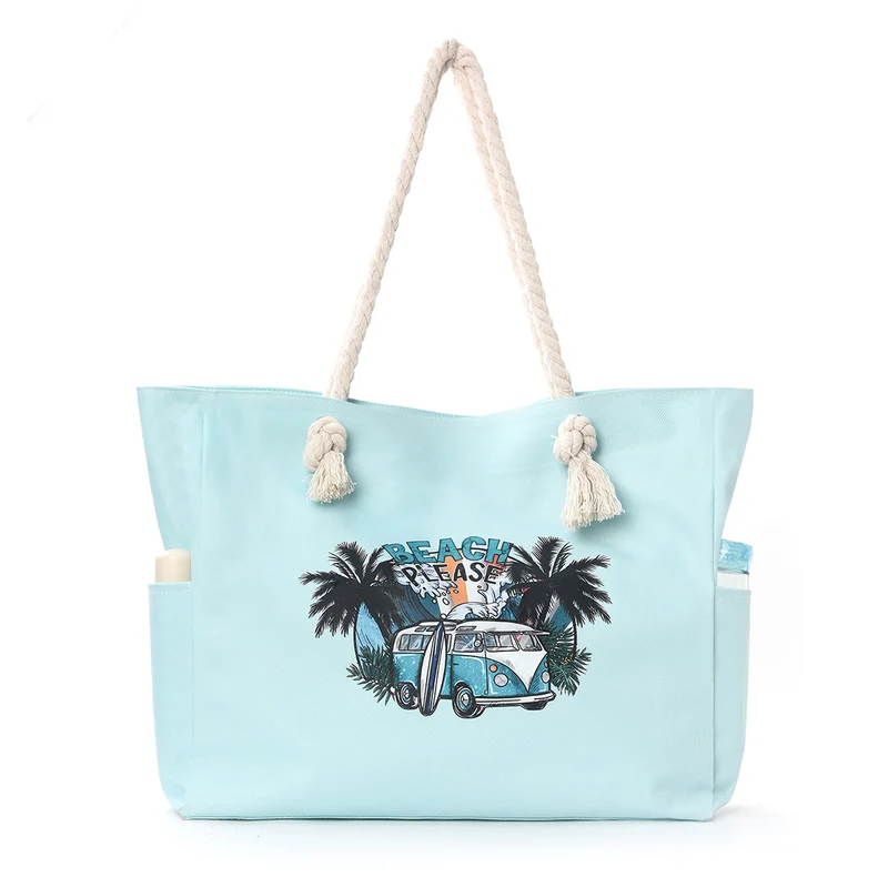 Strandtasche mit praktischen Seitentaschen und robustem Design Skanto