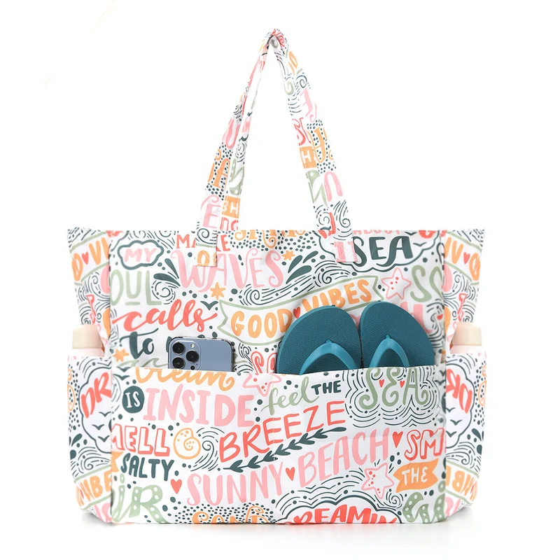 Strandtasche mit praktischem Stauraum und robustem Design Skanto