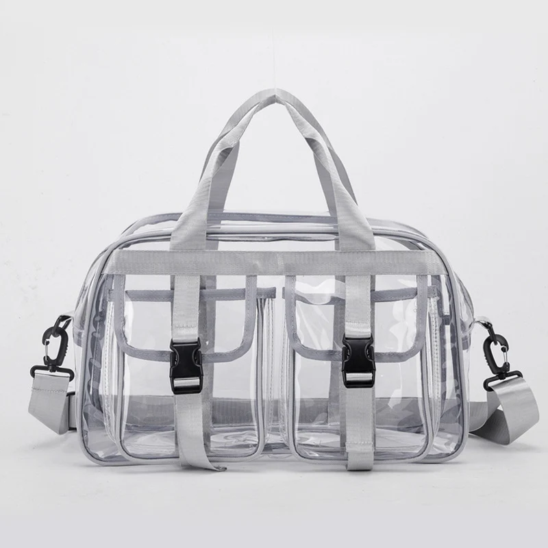 Transparente Stofftasche mit mehreren Fächern Skanto